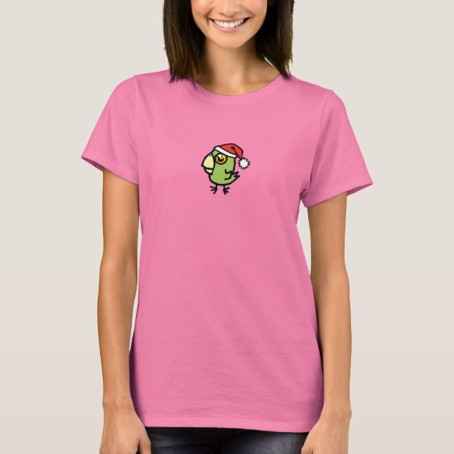 T-shirt Père Noël Parrotlet (Devant)