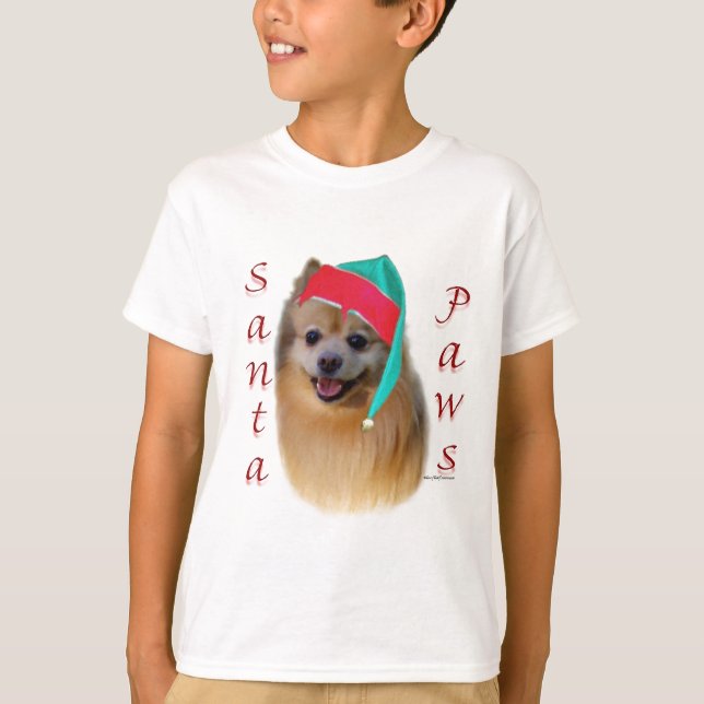 T-shirt Père Noël Paws (Devant)