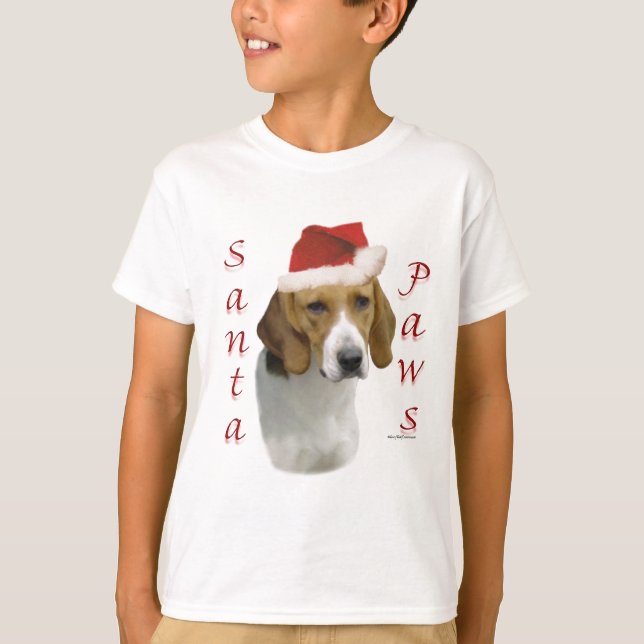 T-shirt Père Noël Paws, États-Unis (Devant)