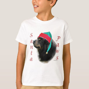 T-shirt Père Noël Paws, le Mastiff Tibétain