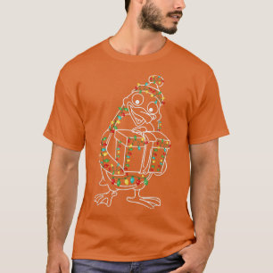 T-shirt Père Noël Penguin Noël Arbre clair pyjama Noël
