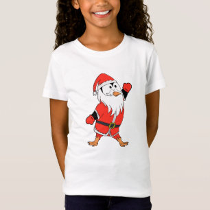 T-Shirt Père Noël Penguin Prêt pour Noël