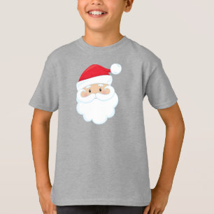 T-shirt Père Noël, Père Noël souriant, Chapeau du Père Noë