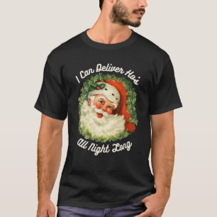 T-shirt père Noël peut livrer Ho's All Naughty Dirty Jok