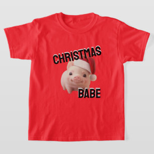 T-shirt Père Noël Piggy Shirt