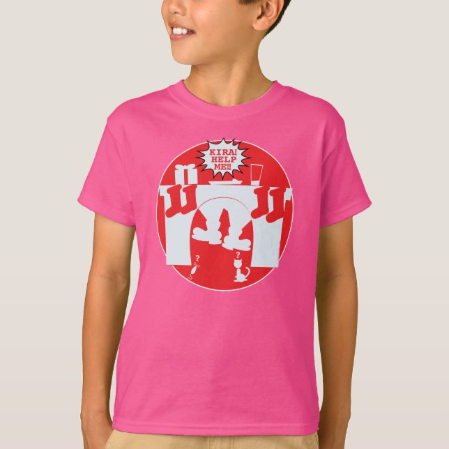 T-shirt Père Noël pris pour Kira (Devant)