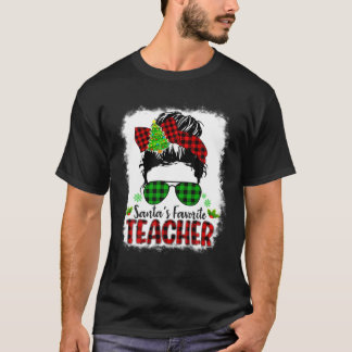 T-shirt Père Noël Professeur Favori Funny Noël Père Noël R