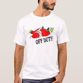 T-shirt Père Noël qui n'est pas de service (bu)