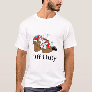 T-shirt Père Noël qui n'est pas de service (sommeil)