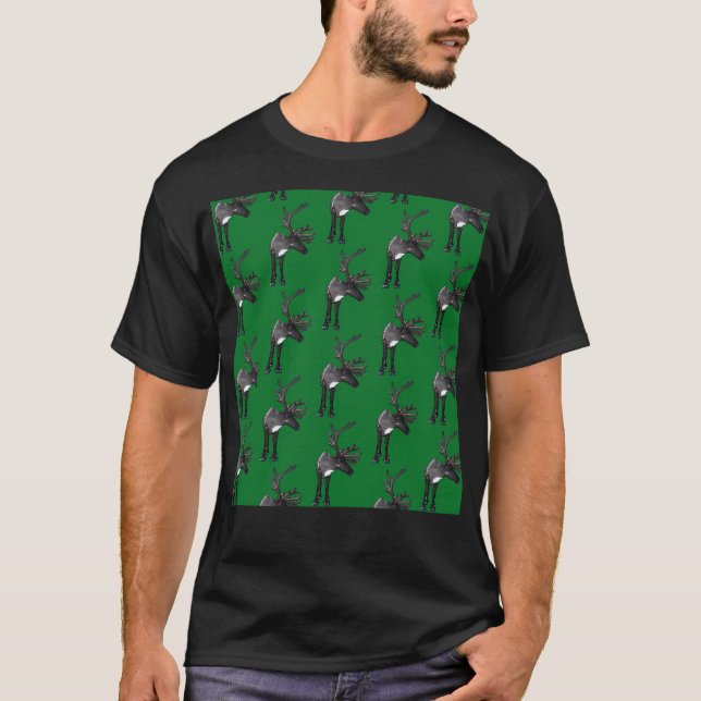 T-shirt Père Noël Reindeer (Devant)