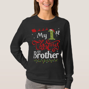 T-shirt Père Noël _ Reindeer Noel Costume Mon 1er Noël Com