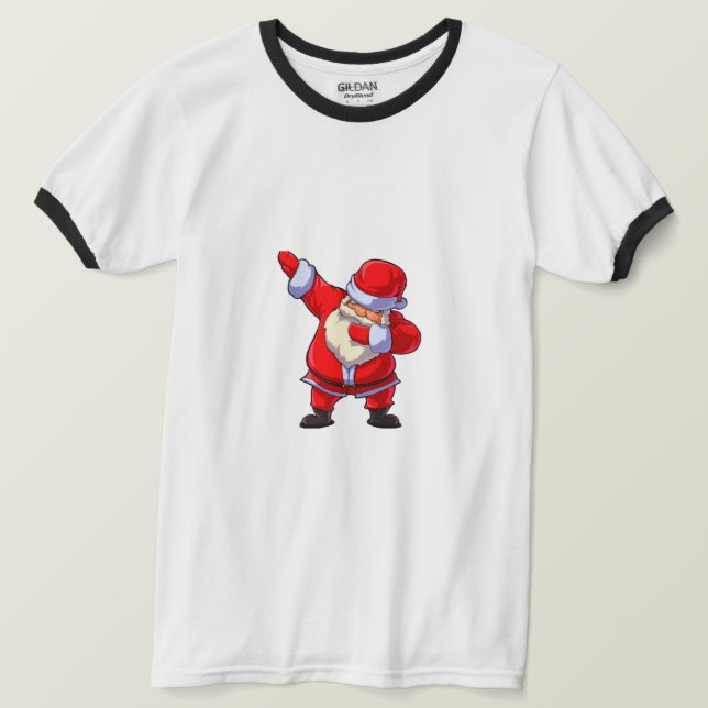 T-shirt Père Noël Rock (Design devant)