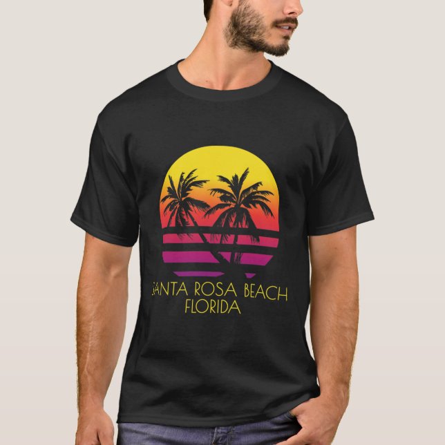 T-shirt Père Noël Rosa Beach Floride (Devant)
