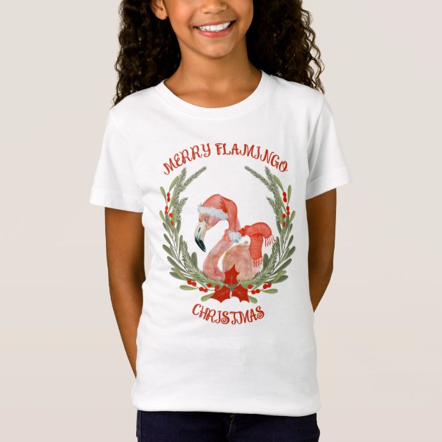 Tee shirt best sale flamant rose fille