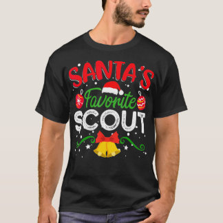 T-shirt Père Noël Scoutisme favori Drôle Scout Noël