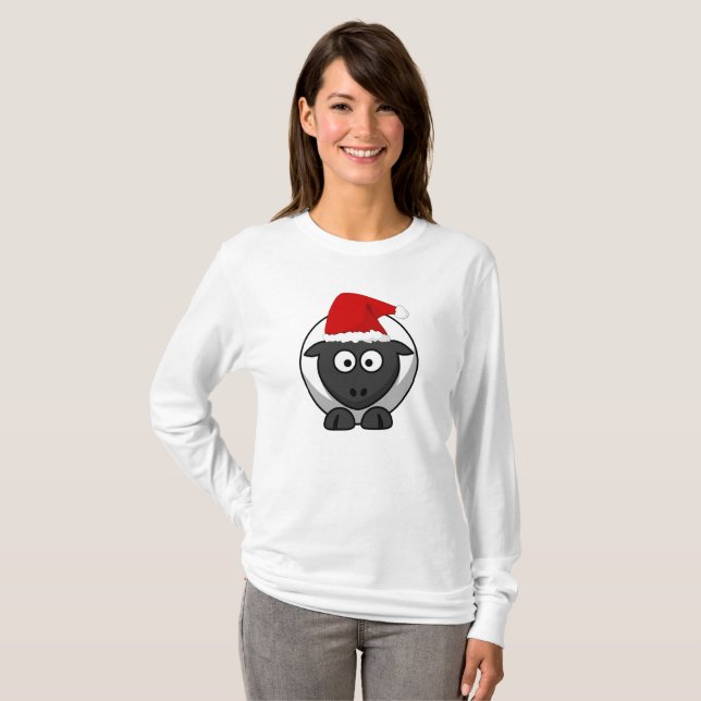 T-shirt Père Noël Sheep (Devant entier)