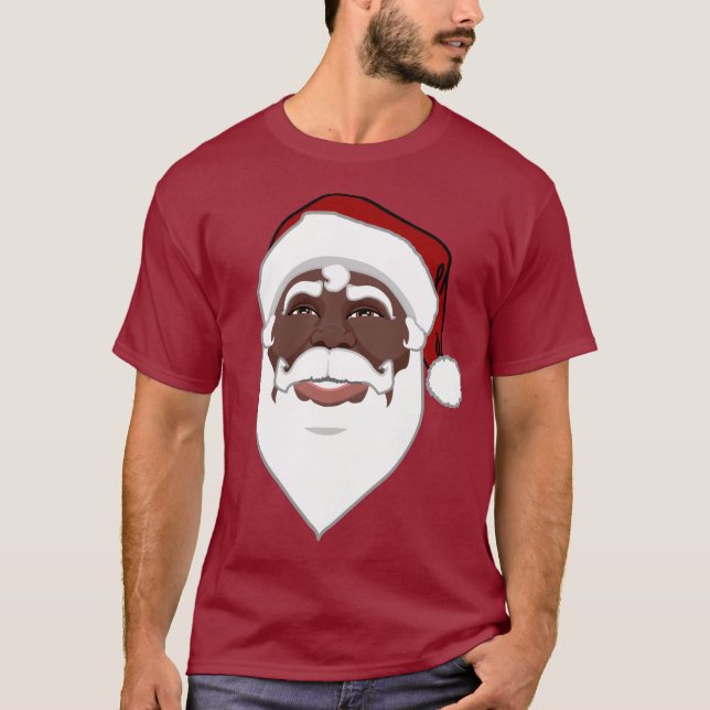 T-shirt père Noël Shirts African American Santa Cl (Devant)