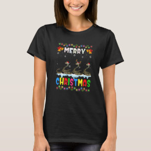 T-shirt Père Noël Snake Animaux Joyeux Pyjama de Noël