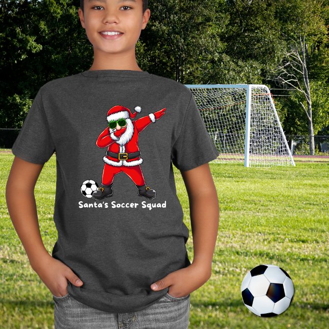 T-shirt Père Noël Soccer Squad Dabbing Père Noël Christmas (Créateur téléchargé)