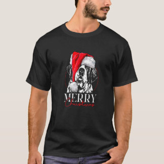 T-shirt Père Noël St Bernard Merry chien de Noël chien chi