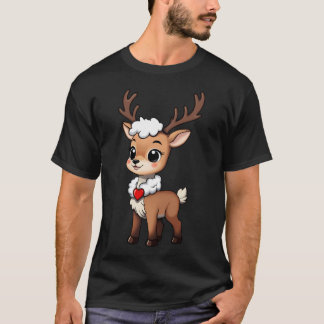 T-shirt Père Noël Sweet Little Reindeer