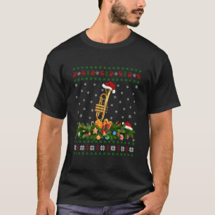 T-shirt Père Noël Trompette Trompette Laide