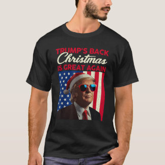 T-shirt Père Noël Trump Danse Rendre Noël super moche