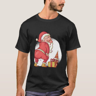 T-shirt Père Noël Twerk Funny Dance Dance Clause présente