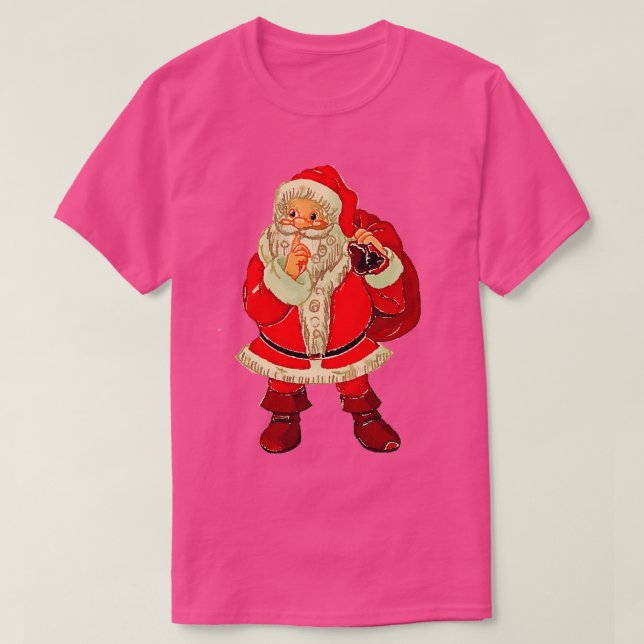 T-shirt Père Noël vintage 10 (Design devant)