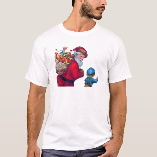T-SHIRT PÈRE NOËL VINTAGE 2 (Devant)