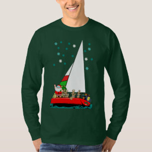 T-shirt père Noël Voile à Noël sous les étoiles