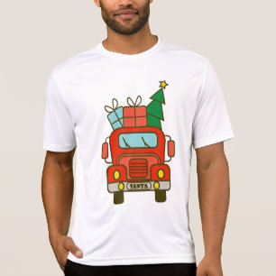 T-shirt Père Noël vue de devant Joyeux Noël