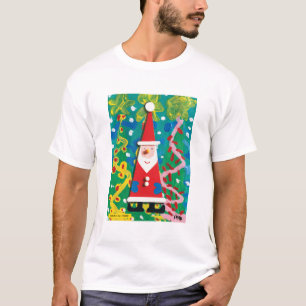 T-shirt Père Noël Winter Wonderland - Kids Art pour CHOC