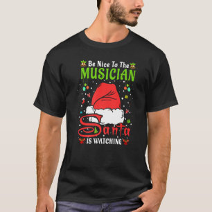T-shirt Père Noël Xmas Pajamas Soyez Gentils Avec Le Noël