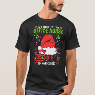 T-shirt Père Noël Xmas Pajamas Soyez Gentils Avec L'Infirm