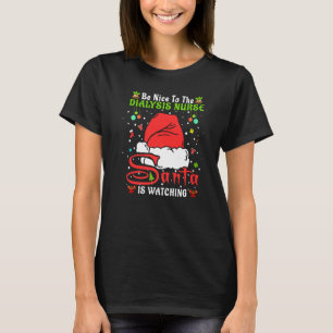 T-shirt Père Noël Xmas Pajamas Soyez Gentils Avec L'Infirm