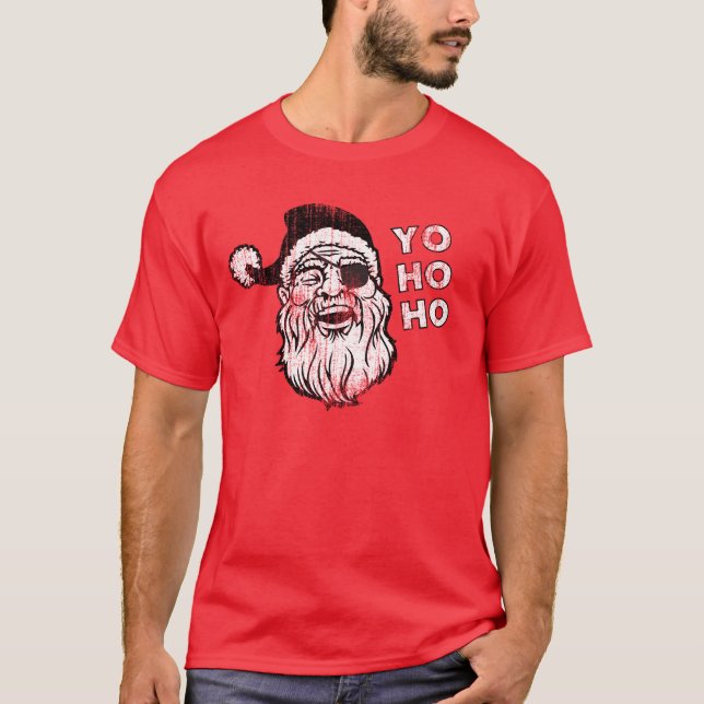 T-shirt Père Noël Yo Ho Ho (Devant)