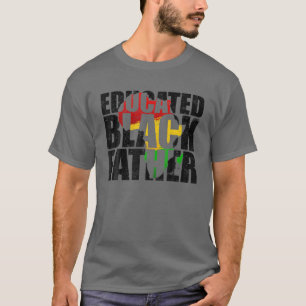 T-shirt Père Noir instruit Afrique Tribal Fière Histoire