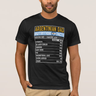 T-shirt Père papa argentin Héros Père nutritionnel Père