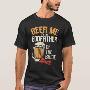 T-shirt Père Parrain de la Mariée Boire de la Bière Soirée