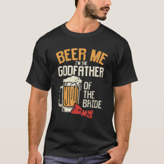T-shirt Père Parrain de la Mariée Boire de la Bière Soirée