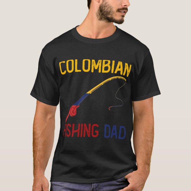 T-shirt père pêcheur colombien (Devant)