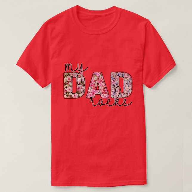T-shirt Père père jour 6 (Design devant)