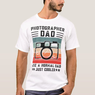 T-shirt Père Photographe Comme Un Père Normal Juste Glac