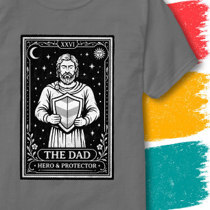 T-shirt Père Protecteur Symbole Paternel Dessin de Carte d