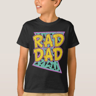 T-shirt Père&#; s Cadeau de jour pour papa Rad Papa Chemis