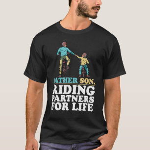 T-shirt Père Son Riding Partenaires Pour La Vie
