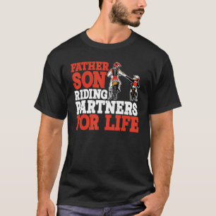 T-shirt Père Son Riding Partenaires Pour La Vie