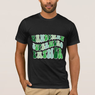 T-shirt Père Super-héros Bricoleur