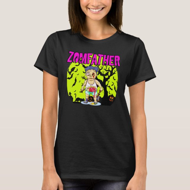 T-shirt Père zombie Zombie 1 (Devant)